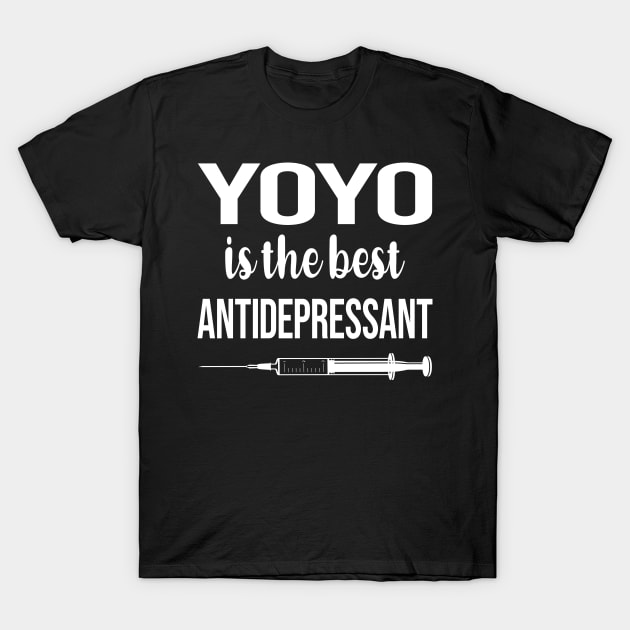 Antidepressant YoYo Yo-Yo T-Shirt by symptomovertake